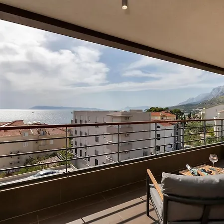 דירה 1-2 Luxury L&l - 100m From The - Makarska Exklusiv *